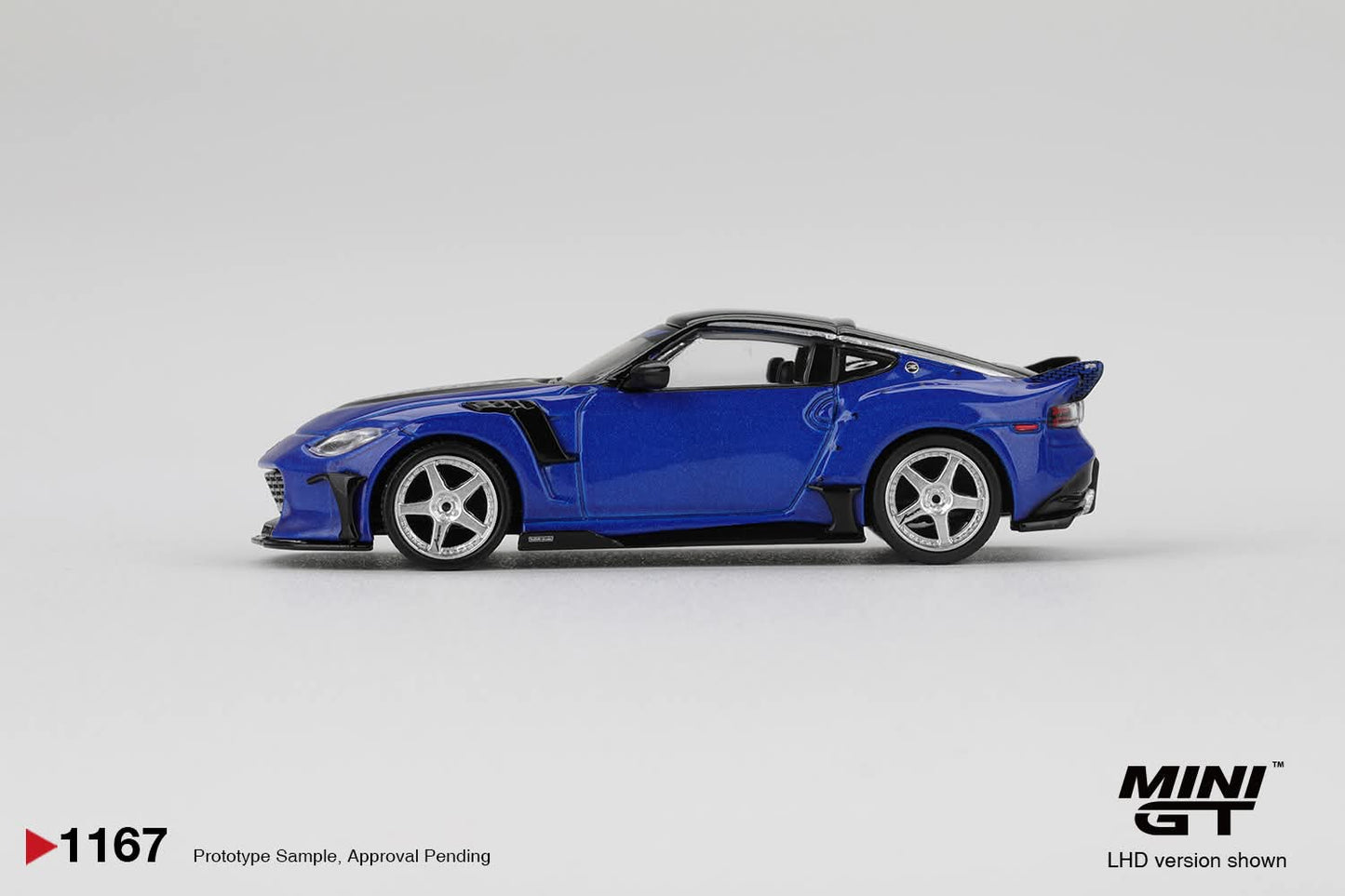 Mini GT Nissan Z VeilSide FFZ400 Seiran Blue Blister Packaging MGT01167BL 1/64 Diecast