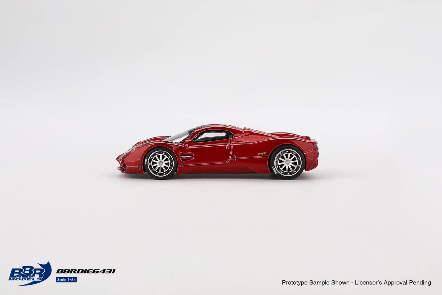 BBR Pagani Utopia Dubai Red BBRDIE6431 1/64 Die Cast