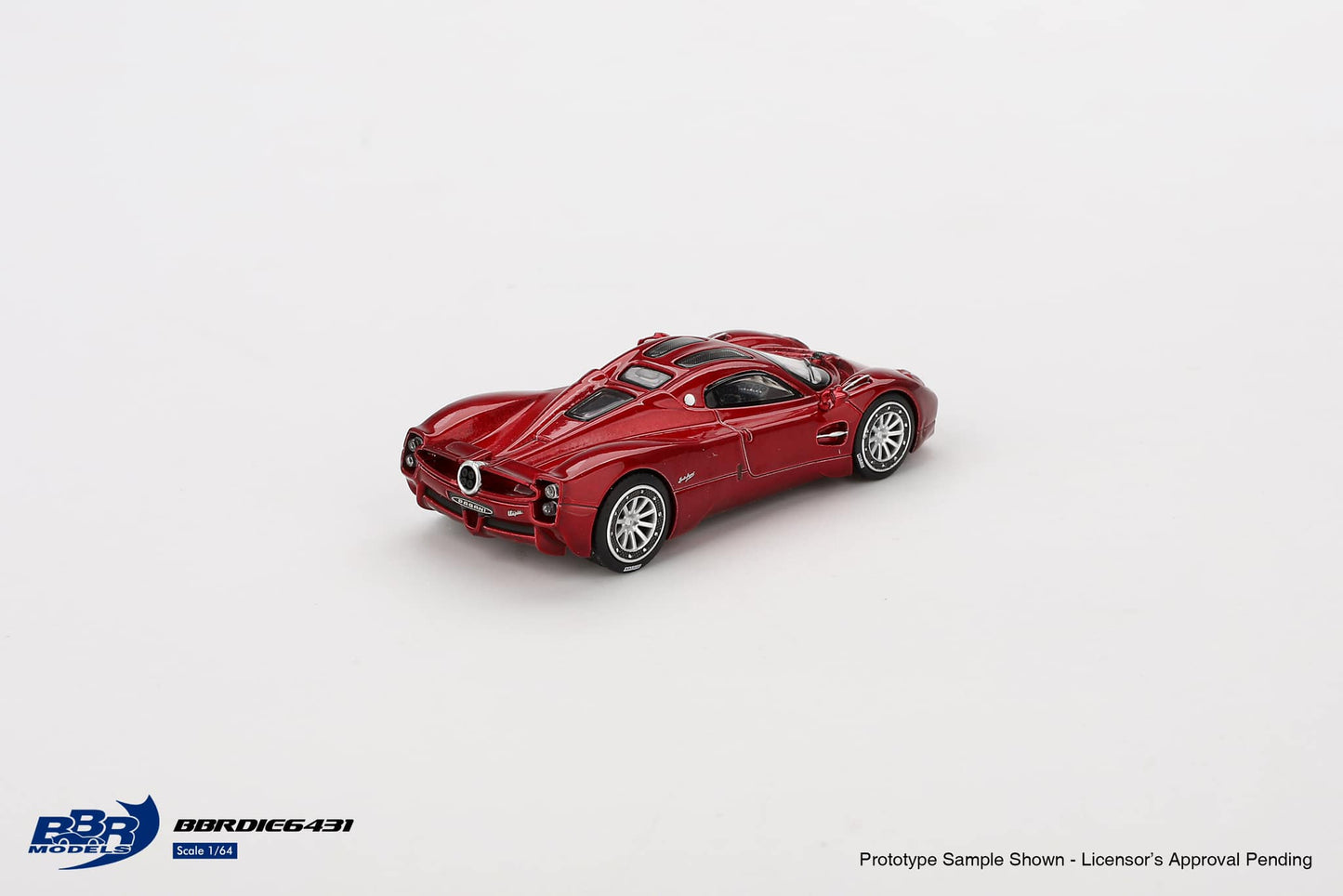 BBR Pagani Utopia Dubai Red BBRDIE6431 1/64 Die Cast