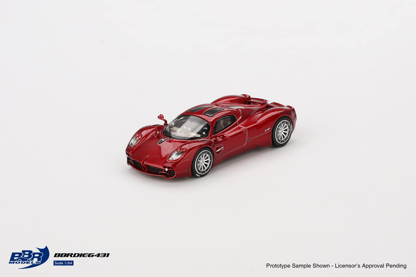 BBR Pagani Utopia Dubai Red BBRDIE6431 1/64 Die Cast