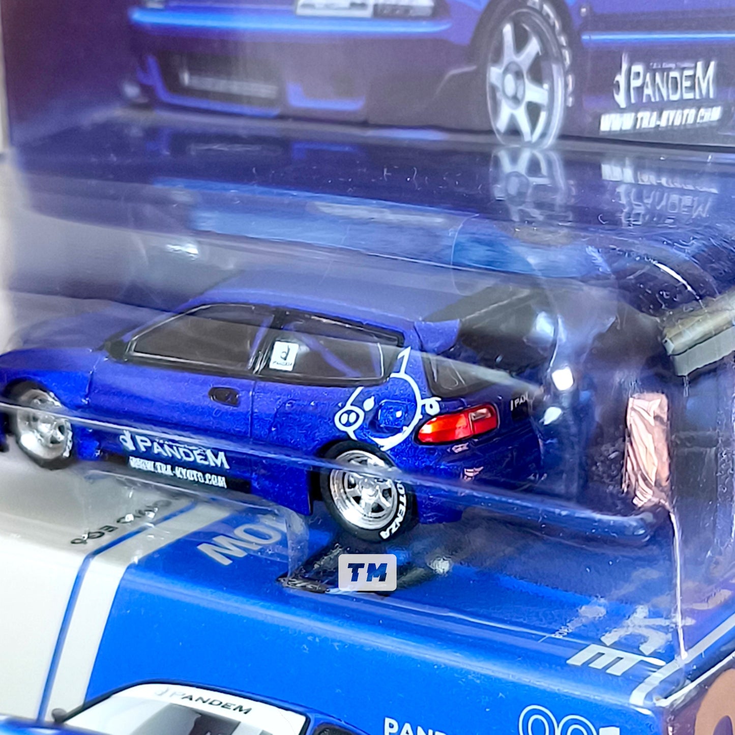 Pop Race Pandem Civic EG6 V1.5 Metallic Blue PRE001 1/64 Diecast