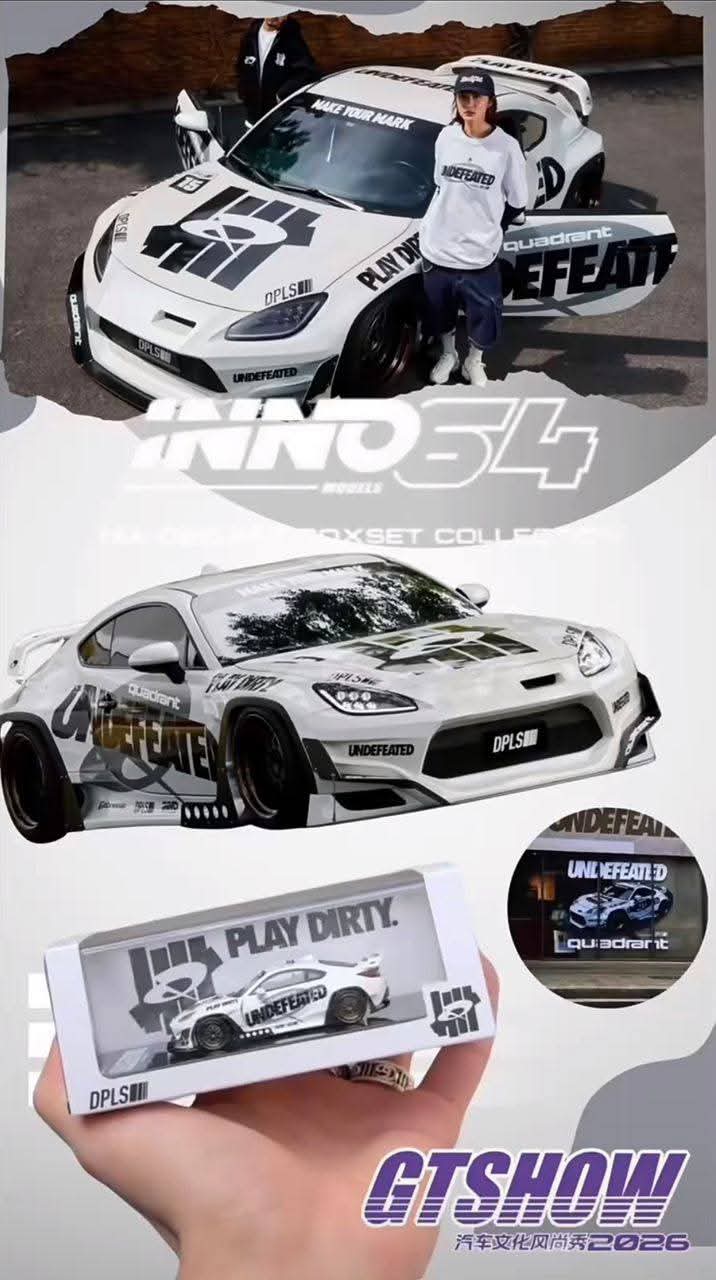 Inno64 Pandem GR86 DPLS Undefeated x Quadrant GT Show 2026 China 1/64 Diecast