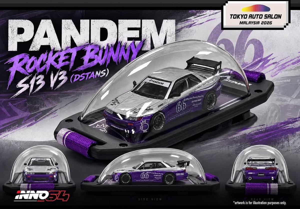 INNO64 Pandem Rocket Bunny S13 V3 DSTANS TASMY 2026 1/64 Diecast