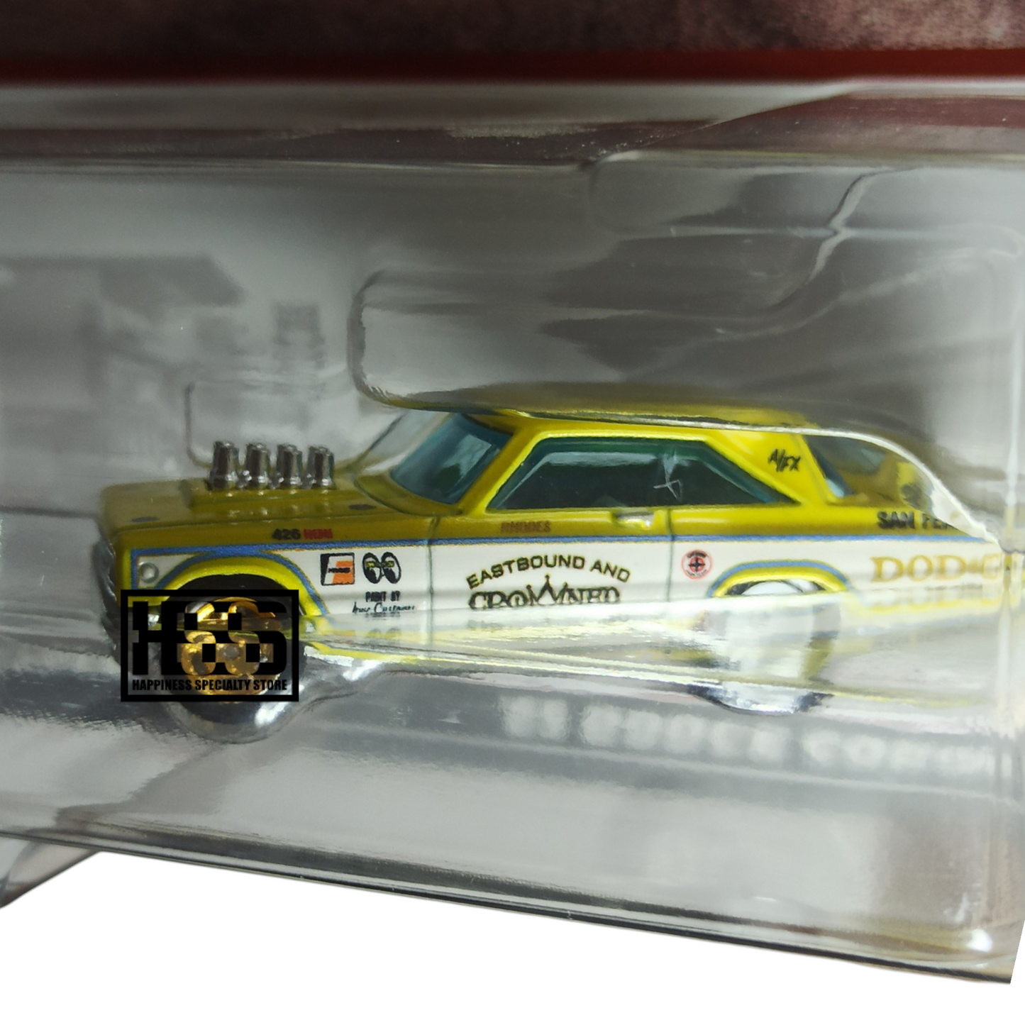 Hot Wheels Plymouth 63 Belvedere 426 Wedge White Dodge 65 Coronet Light Yellow 2023 Mix 1 Premium Car Culture 2-Packs 1/64 Die Cast