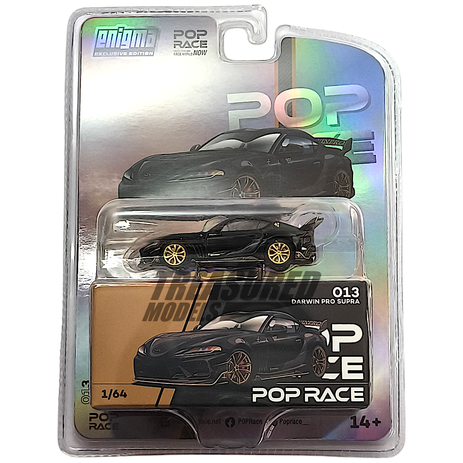 Pop Race CHASE Toyota Darwin Pro Supra PRE013 1/64 Diecast