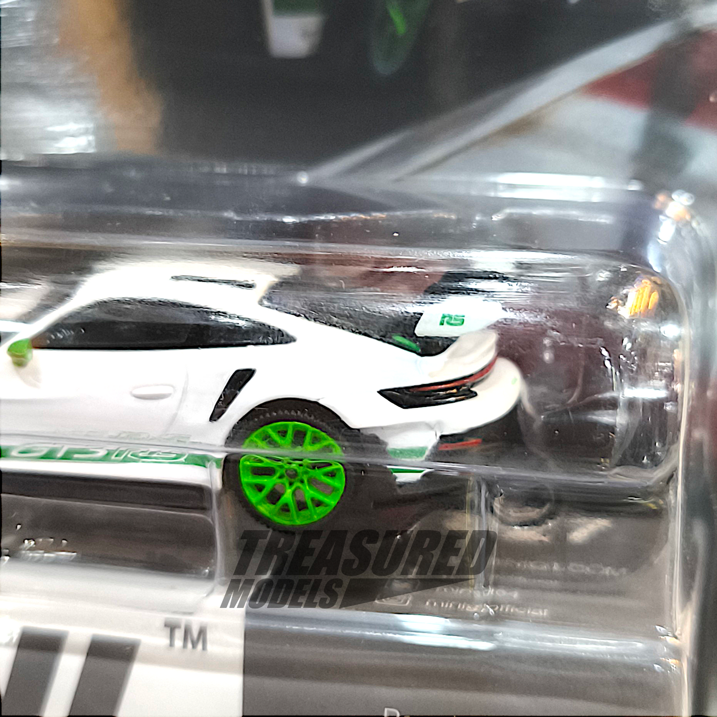 Mini GT Porsche 911 992 GT3 RS Tribute to Carrera RS Package Blister Packaging MGT00827 1/64 Diecast