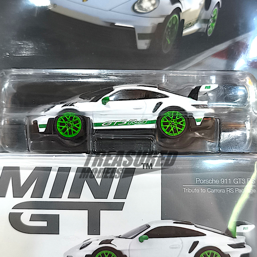 Mini GT Porsche 911 992 GT3 RS Tribute to Carrera RS Package Blister Packaging MGT00827 1/64 Diecast