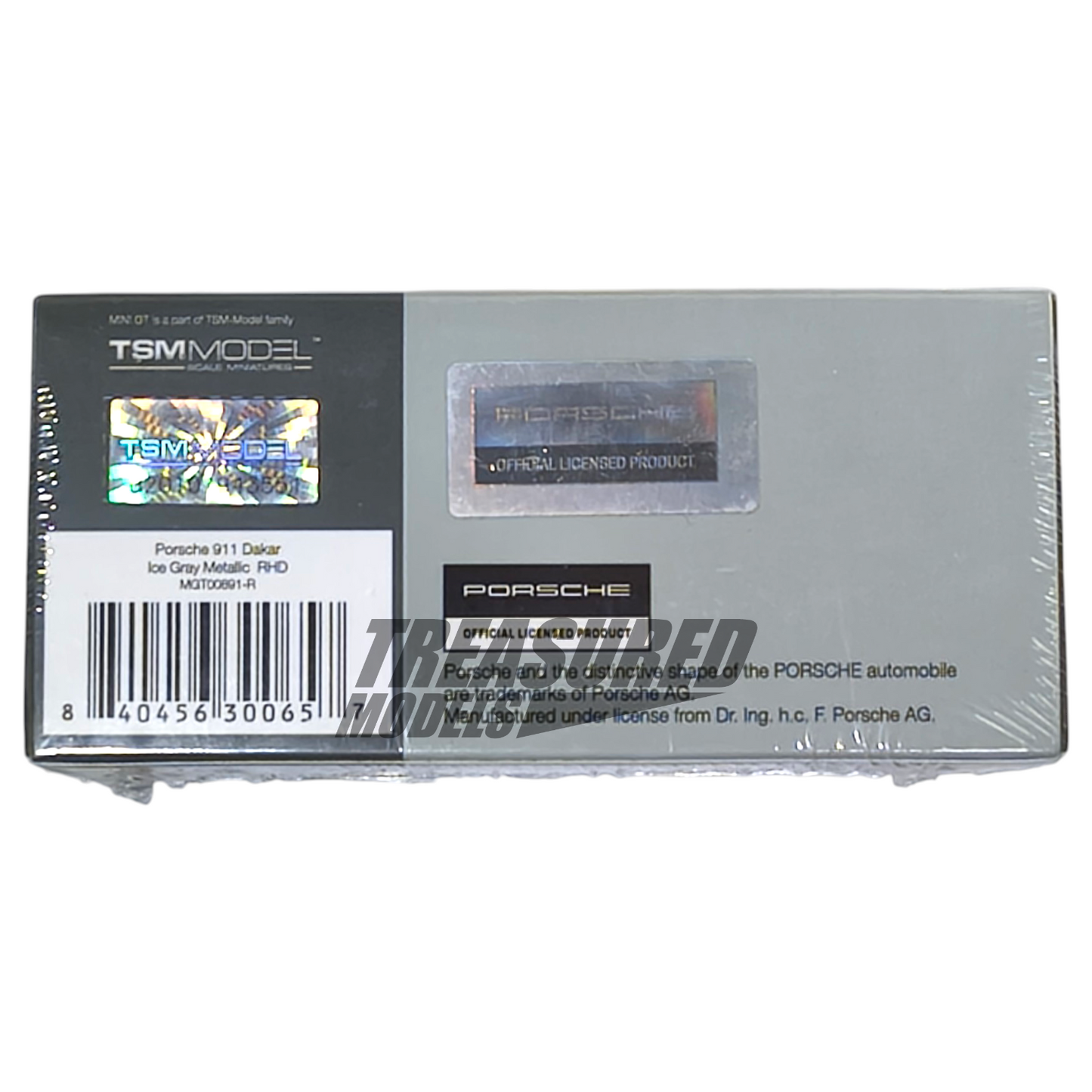 Mini GT Porsche 911 Dakar Ice Gray Metallic MGT00891 1/64 Die Cast