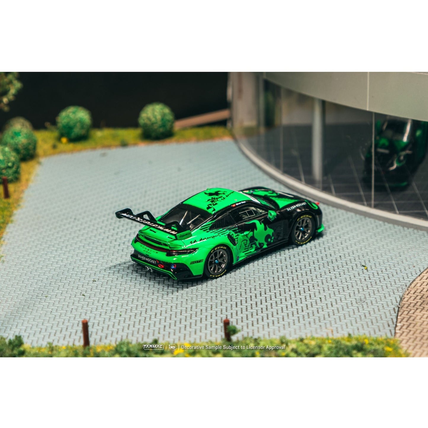 Tarmac Works Porsche 911 GT3 Cup (992) Fire Monkey Motorsport 1/64 Diecast