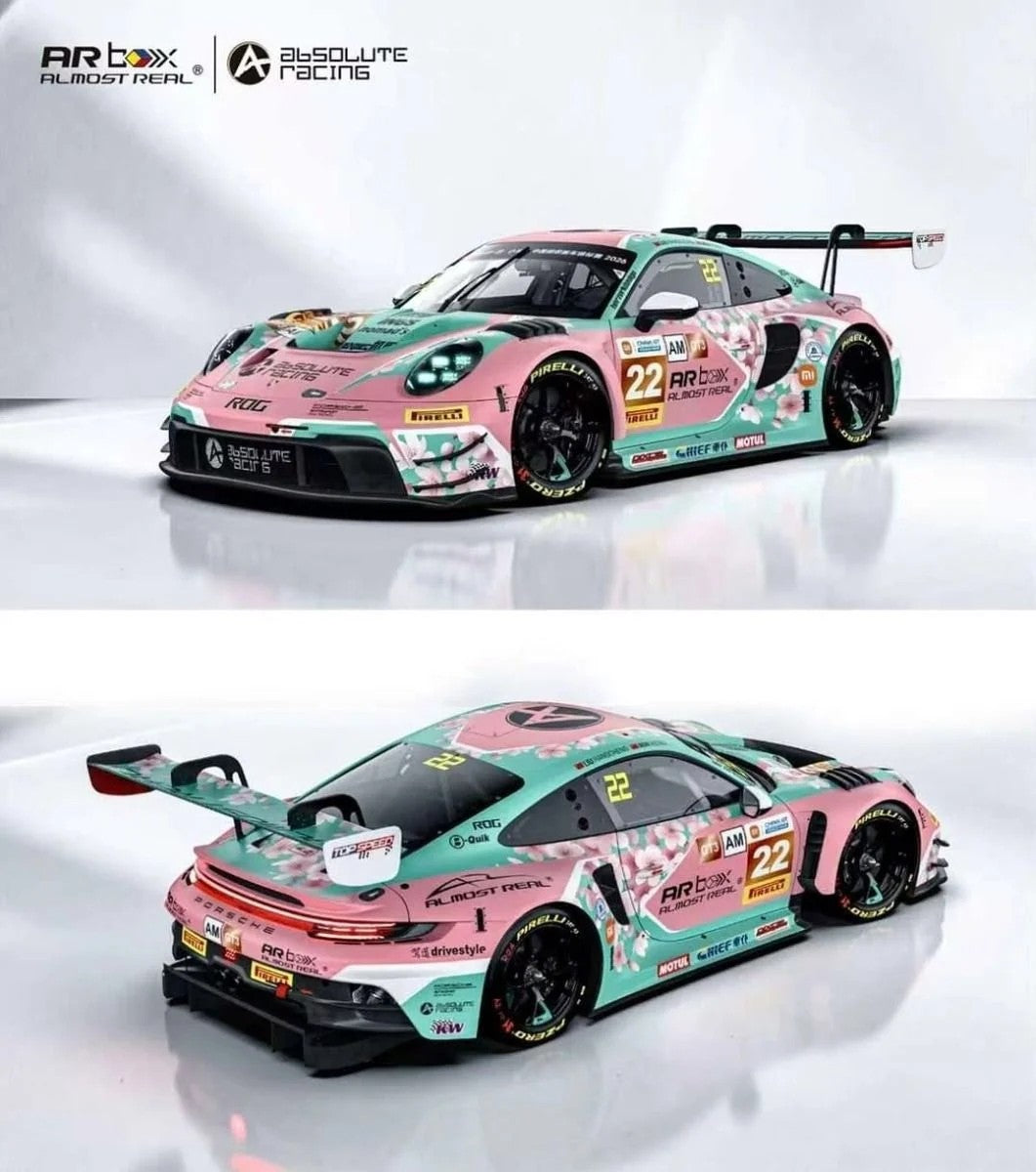 新品未開封Almost Real 1/64 Porsche 911 GT3 R Pre-Order] Almost Real AR Box Porsche 911 GT3 R 2026 #22 China GT