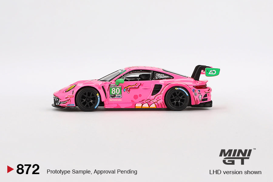 Mini GT Porsche 911 GT3 R #80 AO Racing 2023 IMSA Virginia Roxy MGT00872 1/64 Die Cast