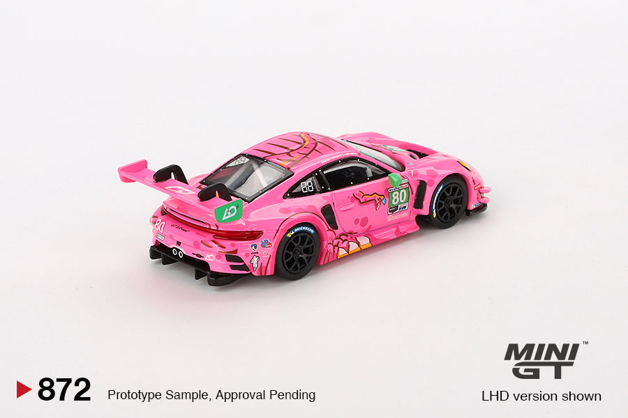 Mini GT Porsche 911 GT3 R #80 AO Racing 2023 IMSA Virginia Roxy MGT00872 1/64 Die Cast