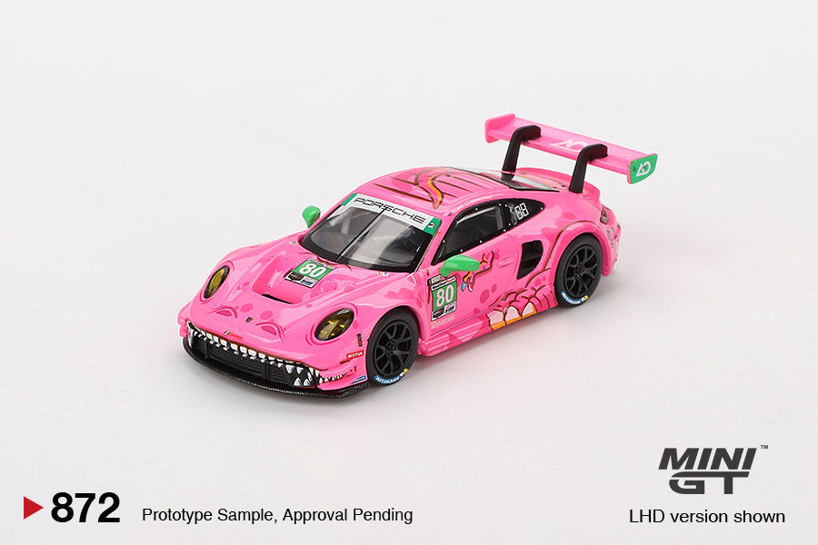 Mini GT Porsche 911 GT3 R #80 AO Racing 2023 IMSA Virginia Roxy MGT00872 1/64 Die Cast