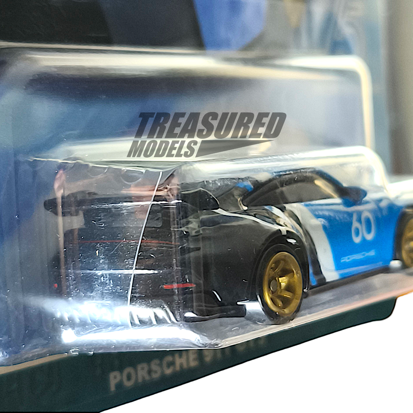 Hot Wheels Porsche 911 GT3 Shark Blue 2023 Premium Car Culture Speed Machines 1/64 Die Cast