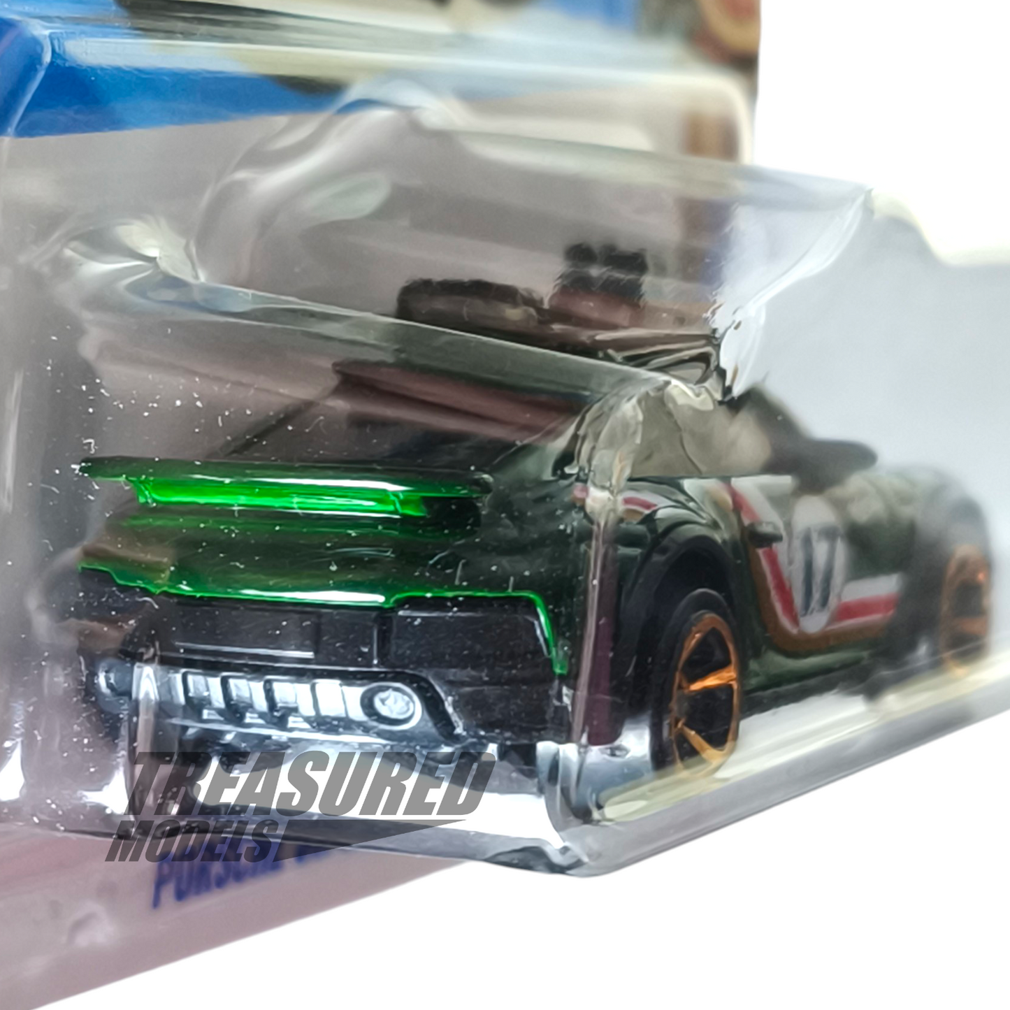 Hot Wheels Porsche 911 Rallye Dark Green 2025 Main Line Safari Mode 1/64 Die Cast