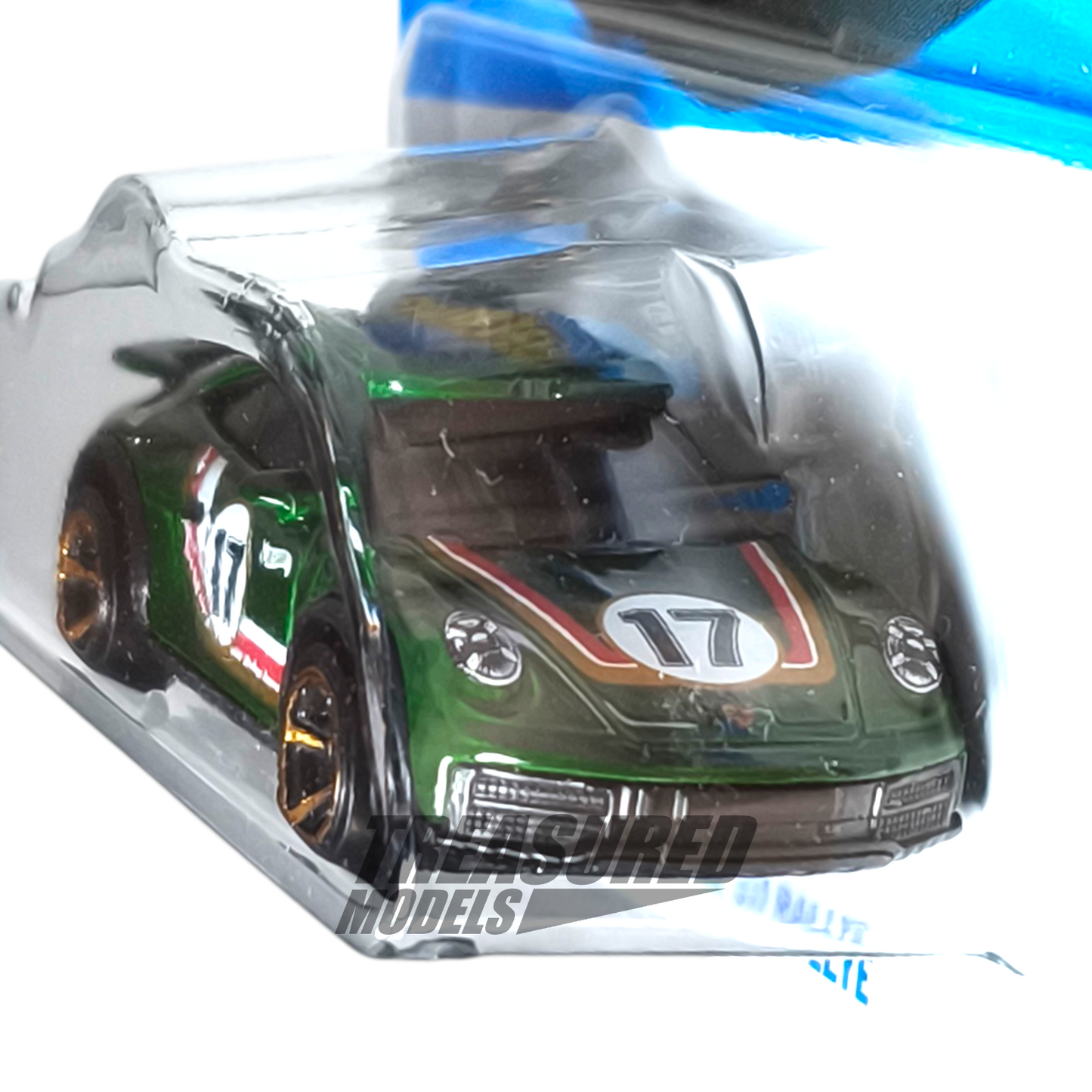 Hot Wheels Porsche 911 Rallye Dark Green 2025 Main Line Safari Mode 1/64 Die Cast