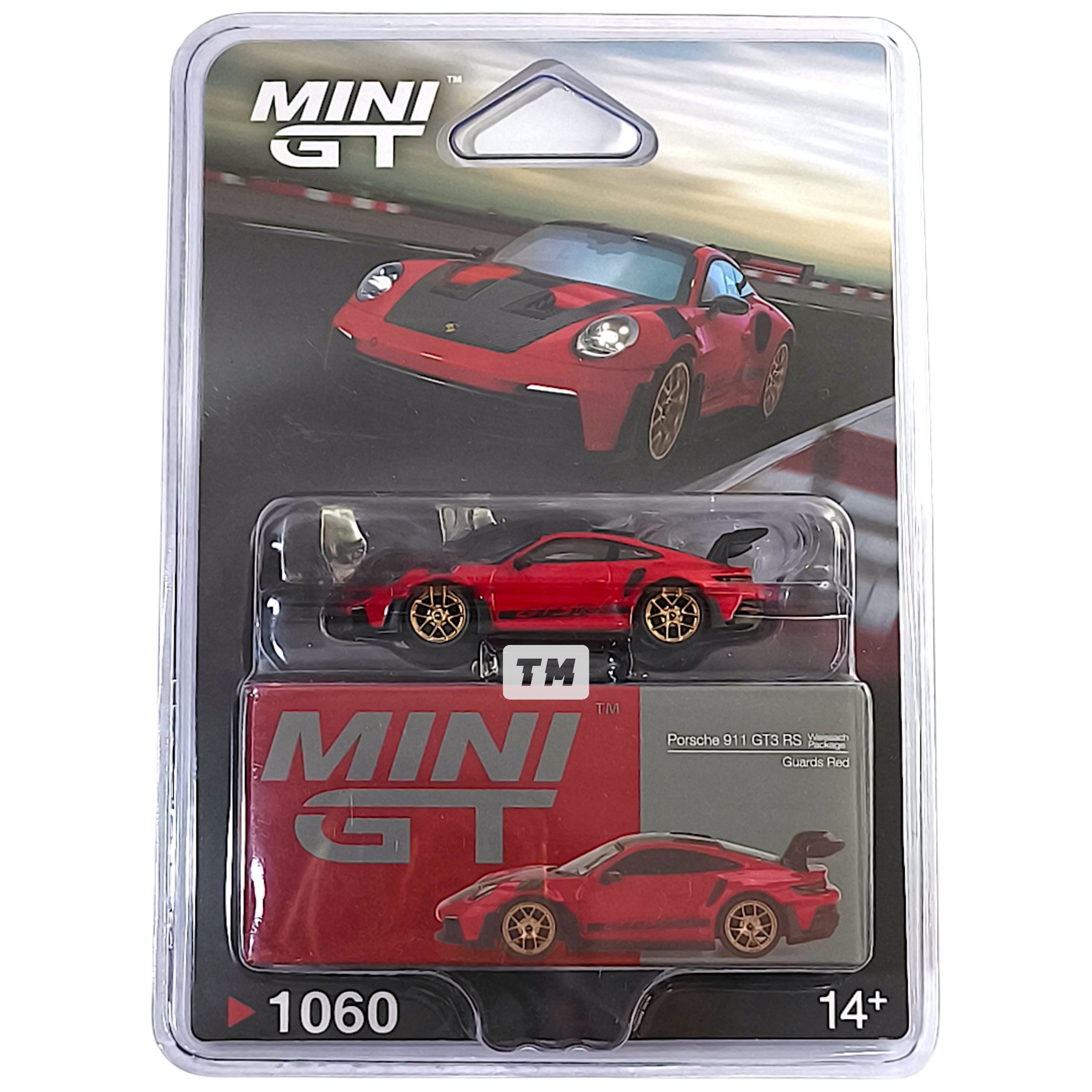 Mini GT Porsche 911 (992) GT3 RS Weissach Package Guards Blister