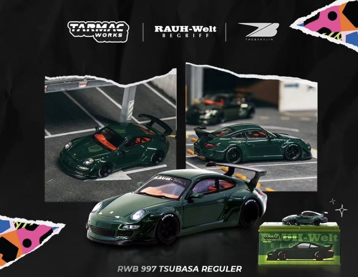 【TARMAC】 限定1488台 RWB Porsche 930 Green TARMAC】 限定1488台 RWB Porsche 930 Green TARMAC WORKS Taiwan 7