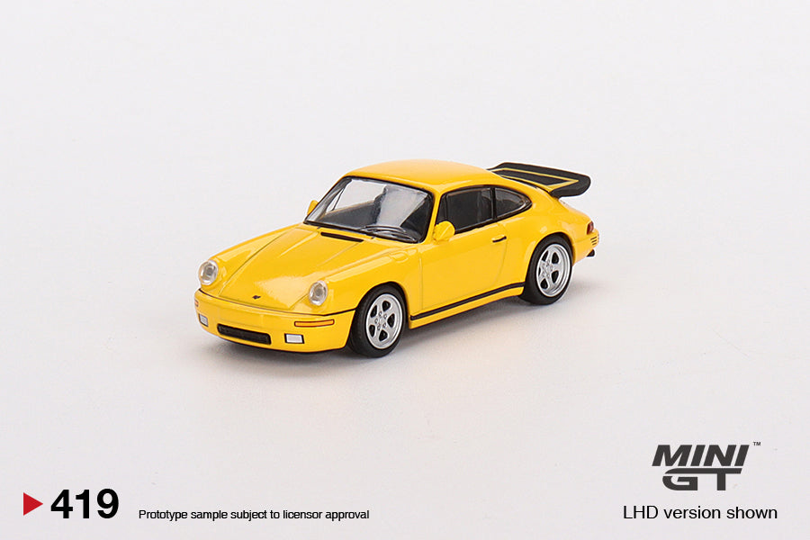 Mini GT Porsche RUF CTR 1987 Blossom Yellow MGT00419 1/64 Die Cast