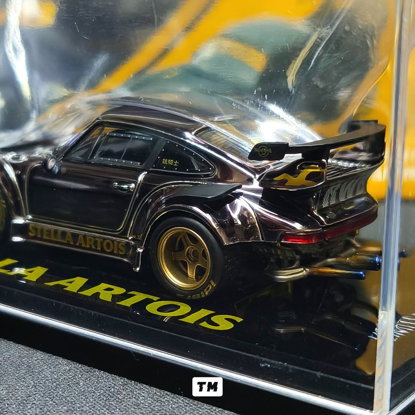 CHASE! Almost Real AR Box RWB 930 Stella Artois Black Chrome 28 6K0000101 1/64 Diecast