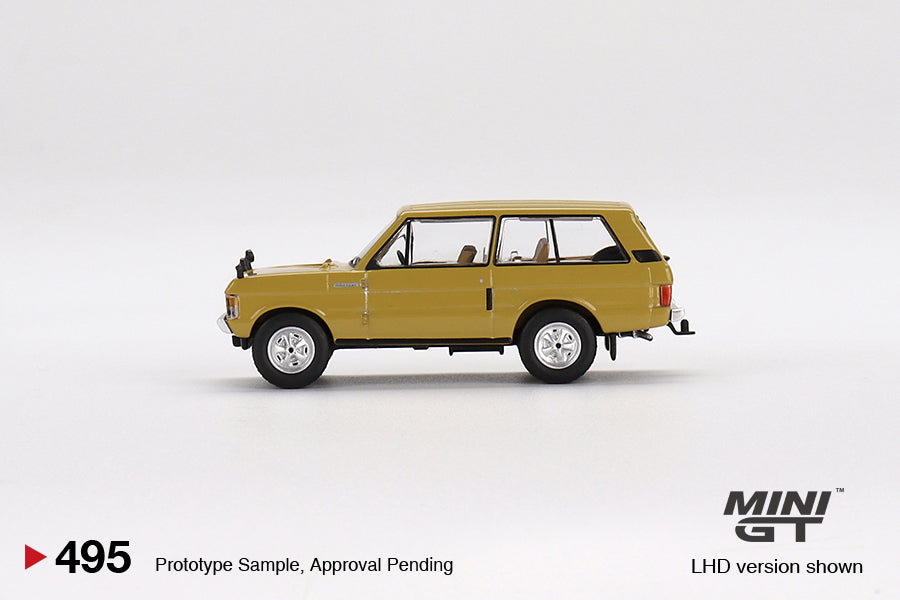 Mini GT Range Rover 1971 Bahama Gold MGT00495 1/64 Die Cast