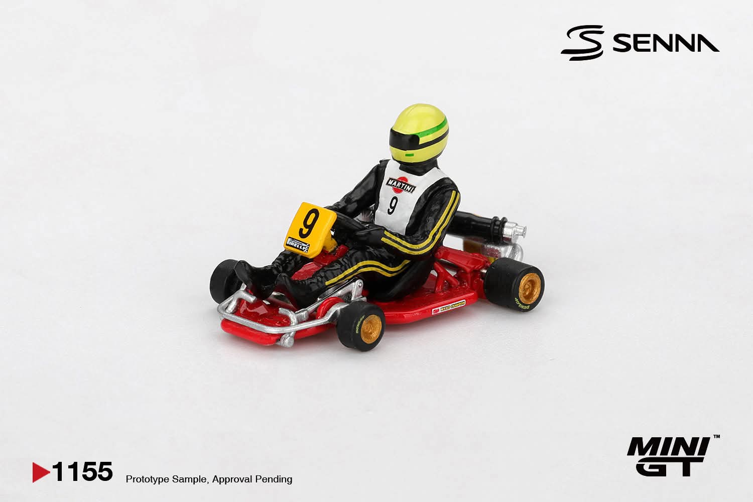 Pre-Order] Mini GT Senna Kart Formula K #9 Ayrton Senna da Silva