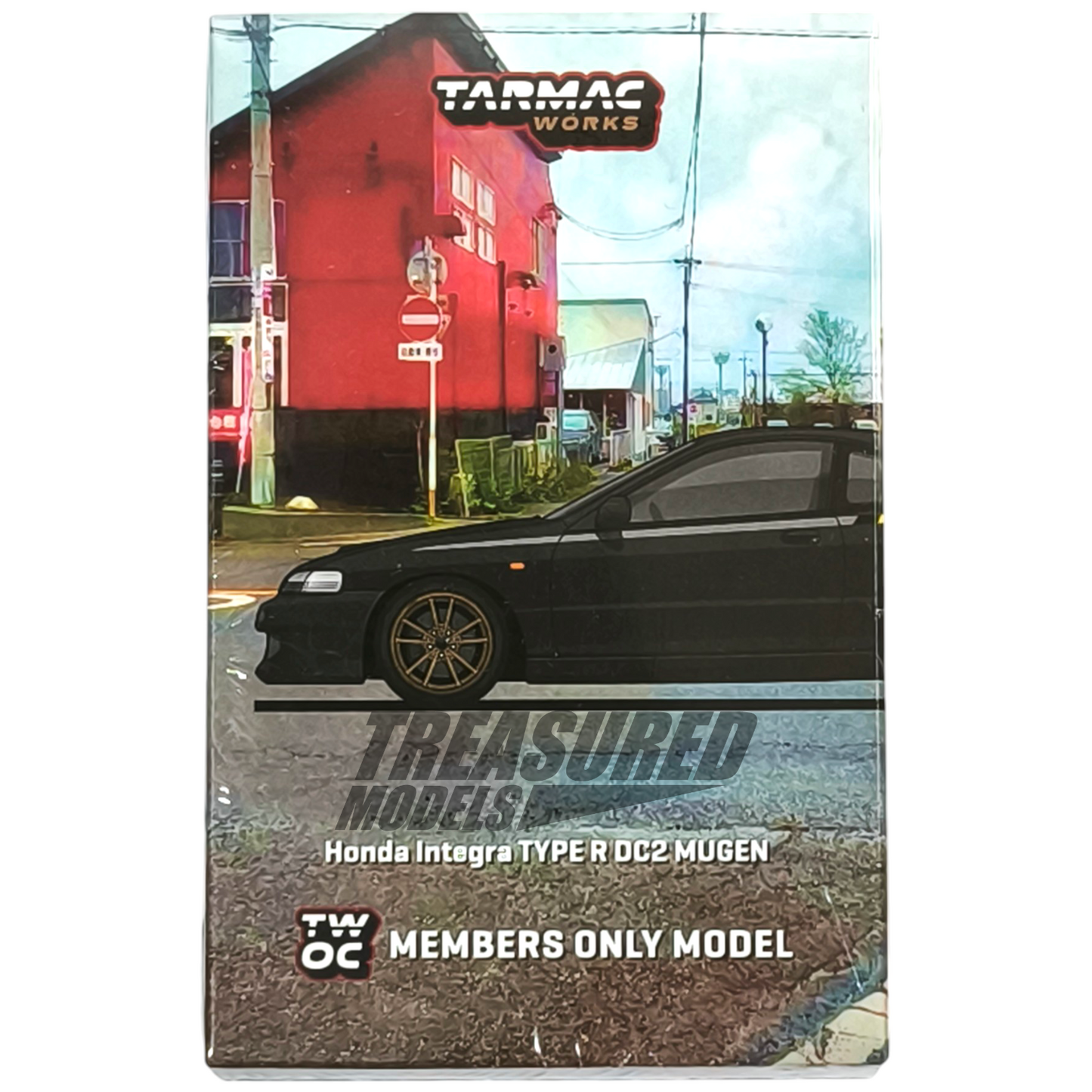 Tarmac Works Honda Integra Type R DC2 Mugen Starlight Black Pearl Members Only Model T64G-TL059-BK 1/64 Die Cast