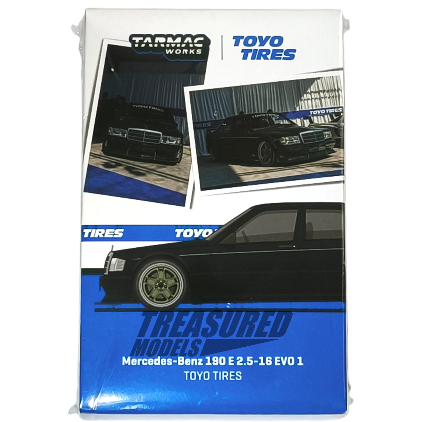 Tarmac Works Mercedes-Benz 180 E 2.5-16 Evo 1 Toyo Tires T64G-057-Toyo 1/64 Die Cast