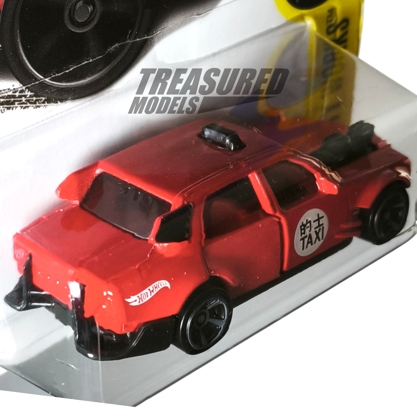 Hot Wheels Time Attaxi Red 2016 Main Line HW City Works 1/64 Die Cast