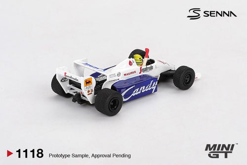 *Pre-Order* Mini GT Toleman TG184 #19 Ayrton Senna 1984 Monaco Grand Prix 2nd Place MGT01118 1/64 Die Cast