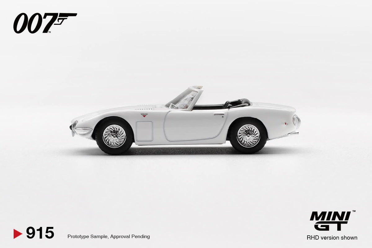 Mini GT Toyota 2000GT Roadster You Only Live Twice German Poster MGT00915G 1/64