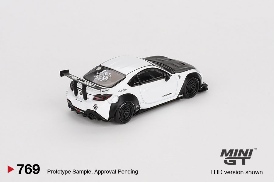 Mini GT Toyota GR86 LB Nation White MGT00769 1/64 Die Cast