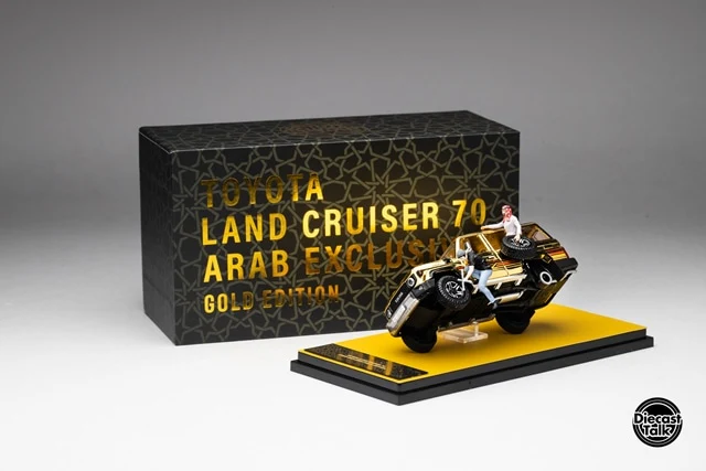 GCD Toyota Land Cruiser 70 Arab Specification Gold Edition DiecastTalk Special Order 1/64 Diecast