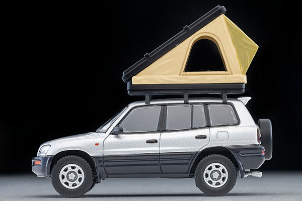 *Pre-Order* Tomica Limited Vintage Neo Toyota RAV4J V (Silver) with tent LV-N354c 1/64 Die Cast