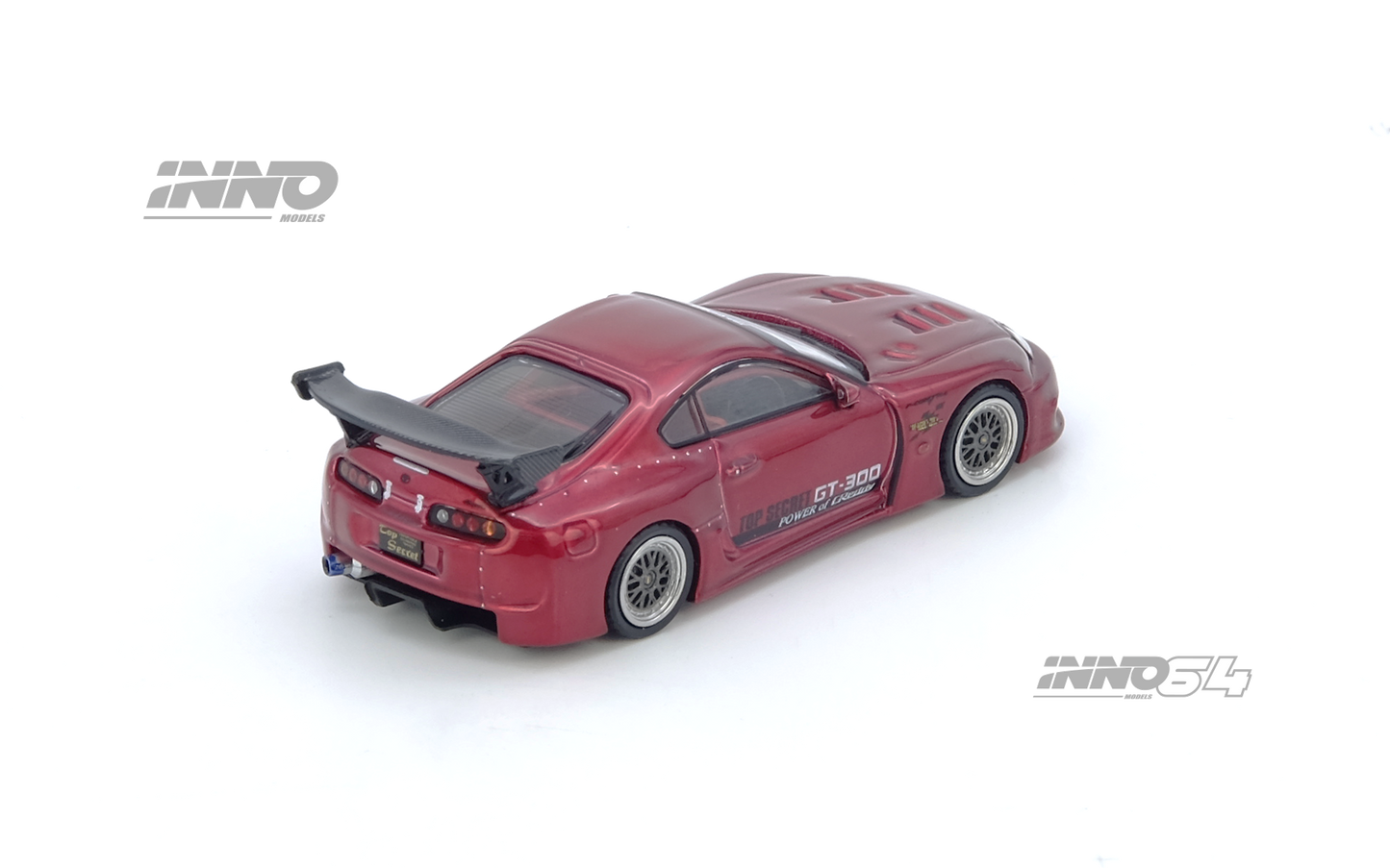Inno64 Toyota Supra A80 Top Secret Red IN64-A80TS-RED 1/64 Die Cast