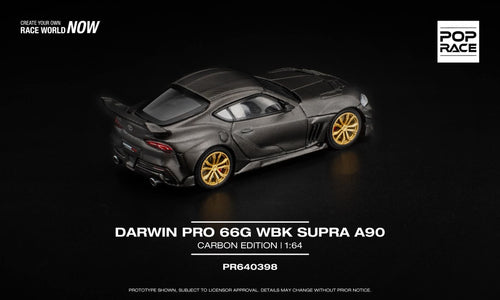 *Pre-Order* Pop Race Toyota Supra A90 Darwin Pro 66G WBK Carbon Edition PR640398 1/64 Die Cast