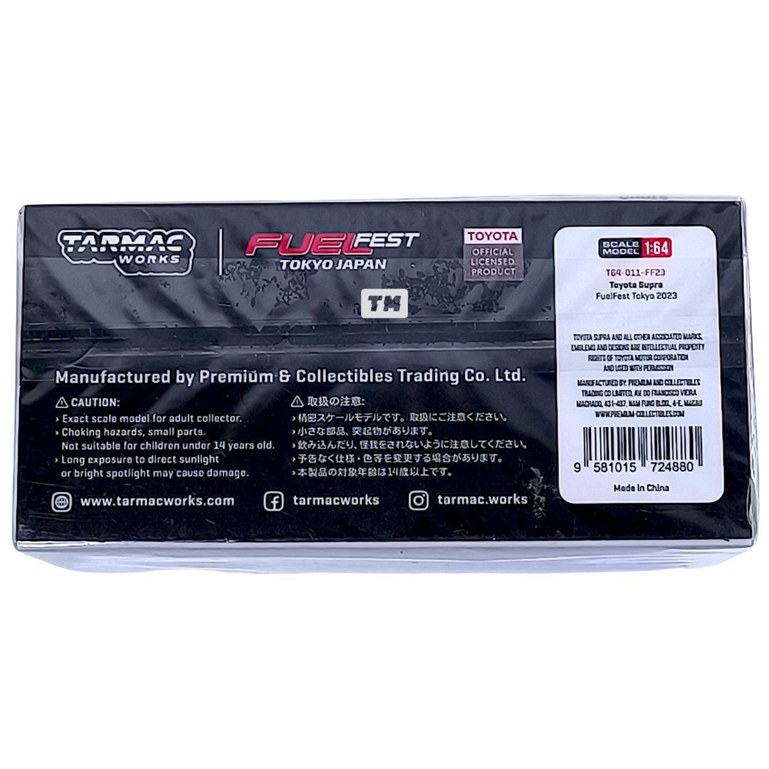 Tarmac Works Toyota Supra FuelFest Tokyo 2023 T64-011-FF23 1/64 Diecast