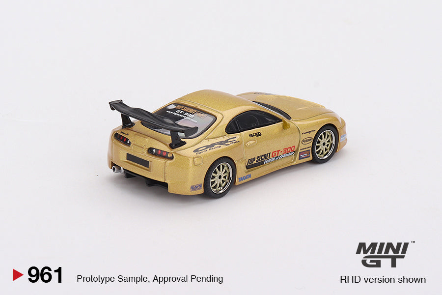 Mini GT Toyota Supra (A80) Top Secret GT-300 Top Secret Gold (Blister Packaging) MGT00961 1/64 Die Cast