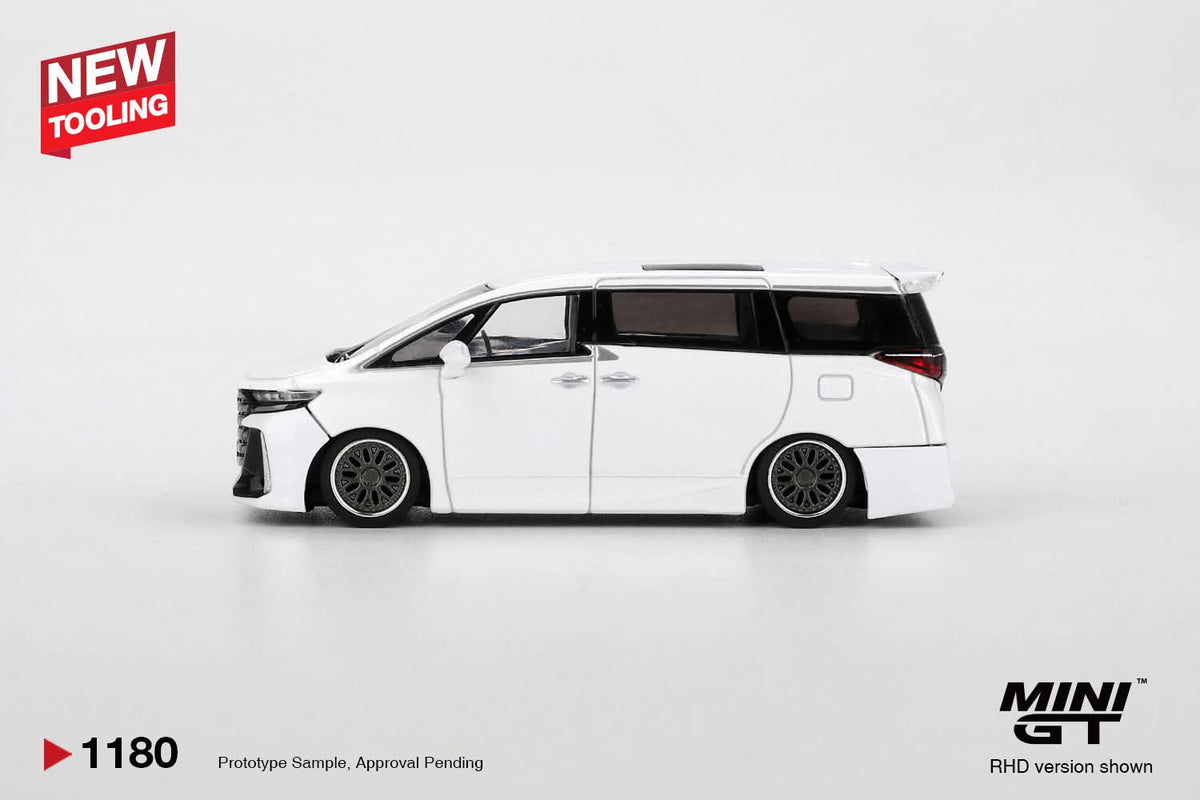 Mini GT Toyota Vellfire 40 KUHL White MGT01180 1/64 Diecast