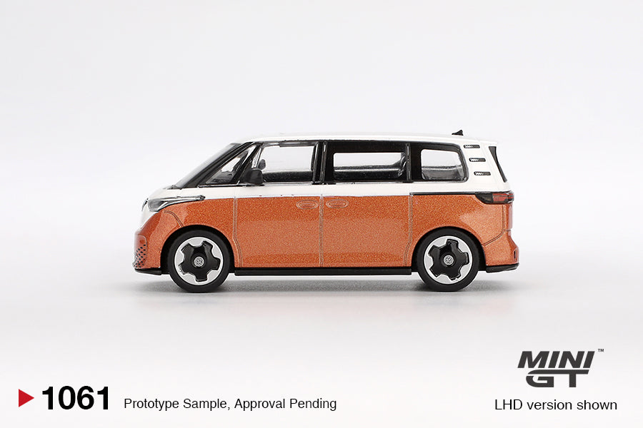 *Pre-Order* Mini GT Volkswagen ID.Buzz Candy White Energetic Orange MGT01061 1/64 Die Cast