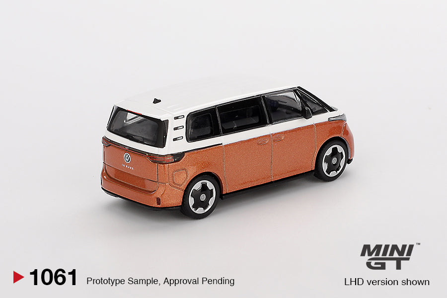 *Pre-Order* Mini GT Volkswagen ID.Buzz Candy White Energetic Orange MGT01061 1/64 Die Cast