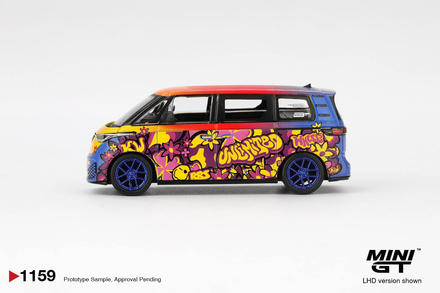 Mini GT Volkswagen ID.Buzz KW BBS Blister Packaging MGT01159-BL 1/64 Diecast