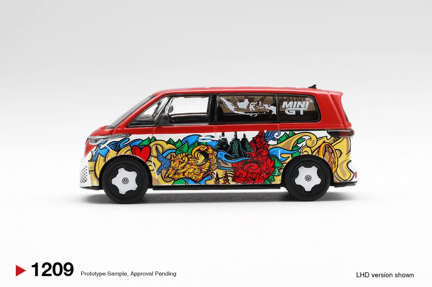Mini GT Volkswagen ID. Buzz Mizu Design MGT01209 1/64 Diecast