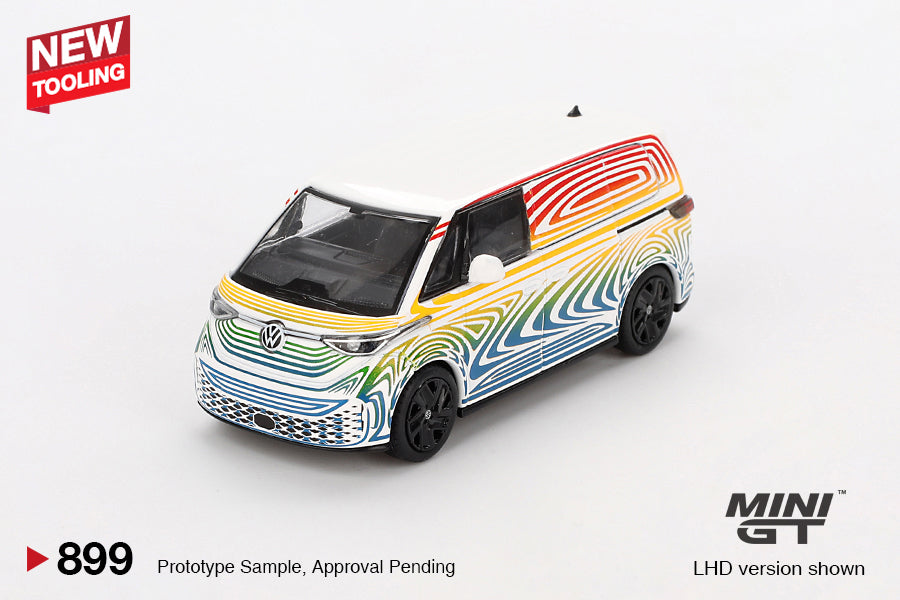 Mini GT Volkswagen ID Buzz Prototype Rainbow MGT00899 1/64 Die Cast