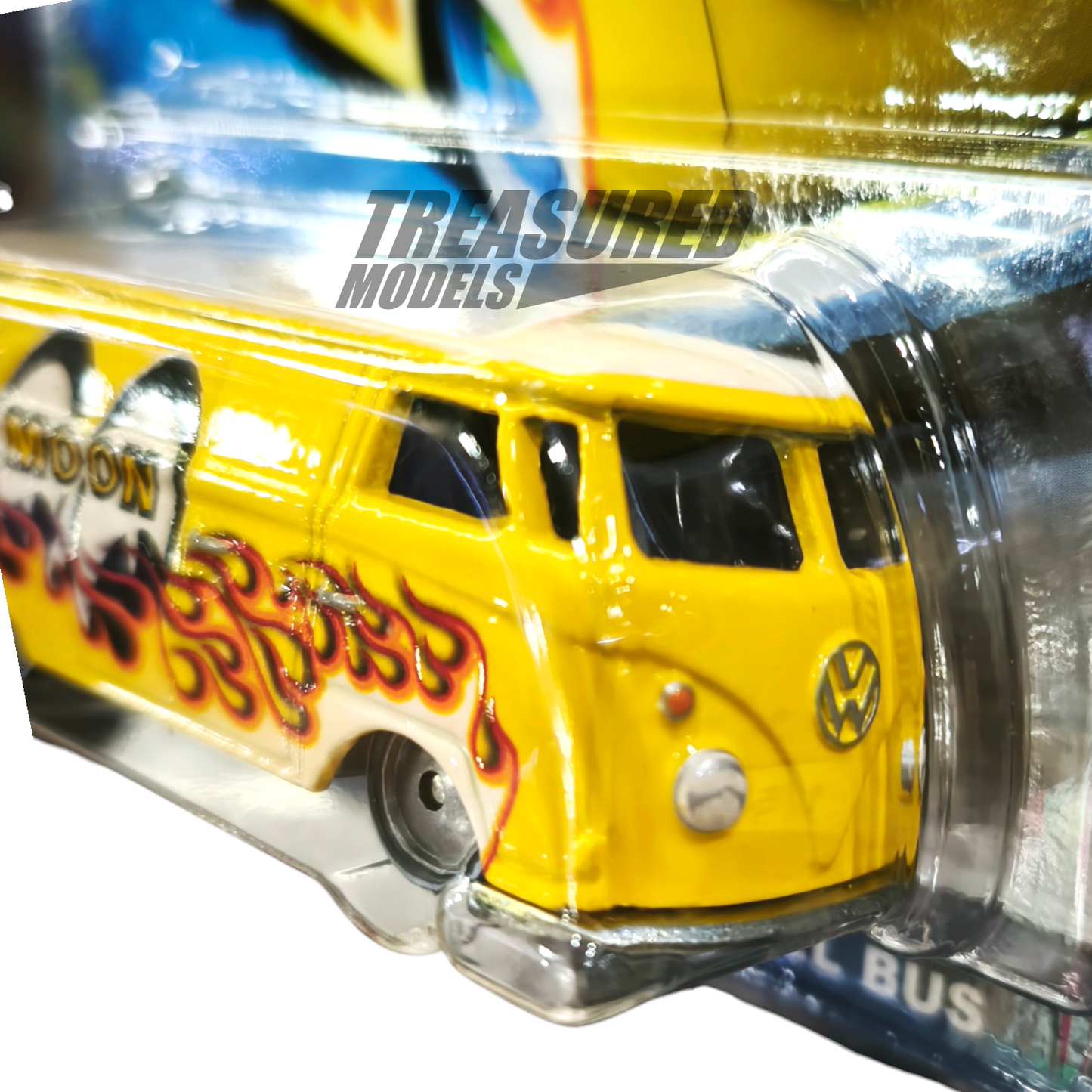 Hot Wheels Volkswagen T1 Panel Bus Yellow 2017 Premium Car Culture Cargo Carriers 1/64 Die Cast