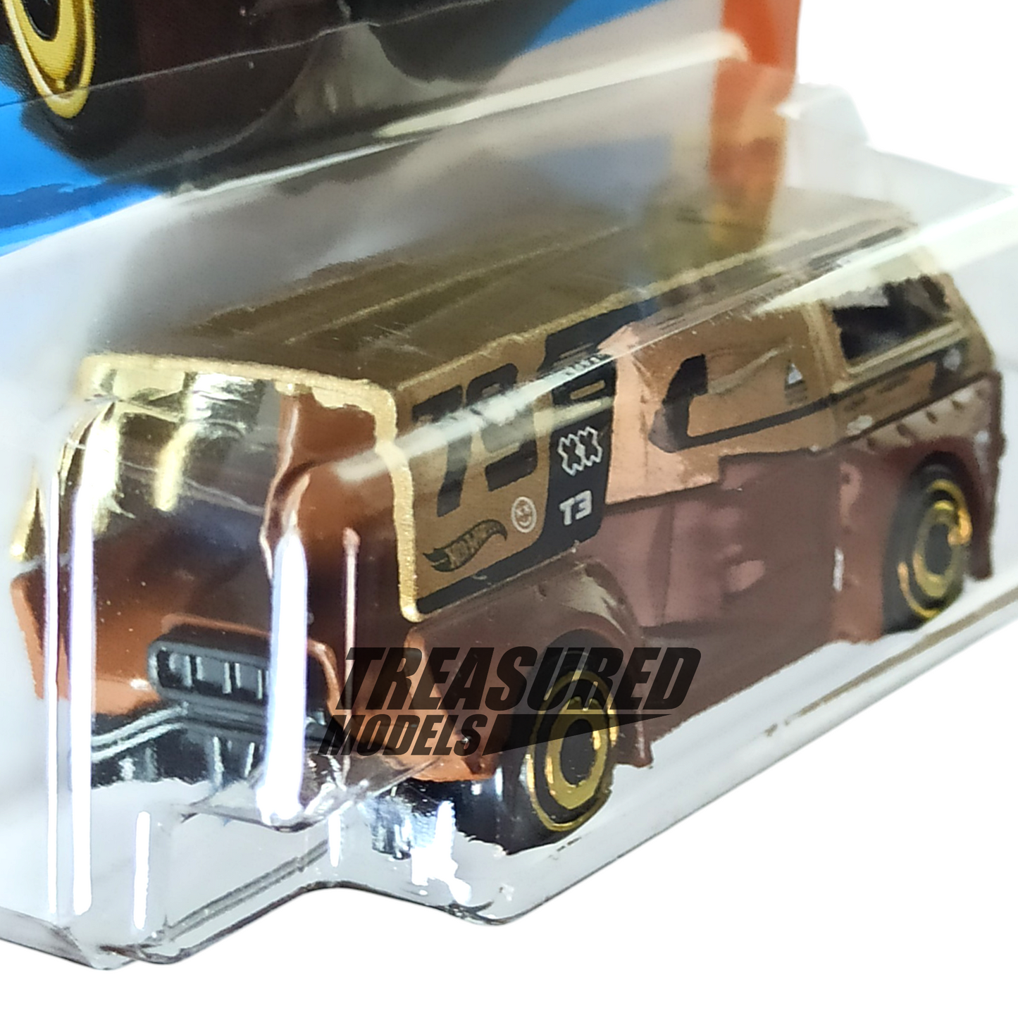 Hot Wheels Volkswagen T3 Custom Metalflake Champagne 2024 Main Line HW Vans 1/64 Die Cast