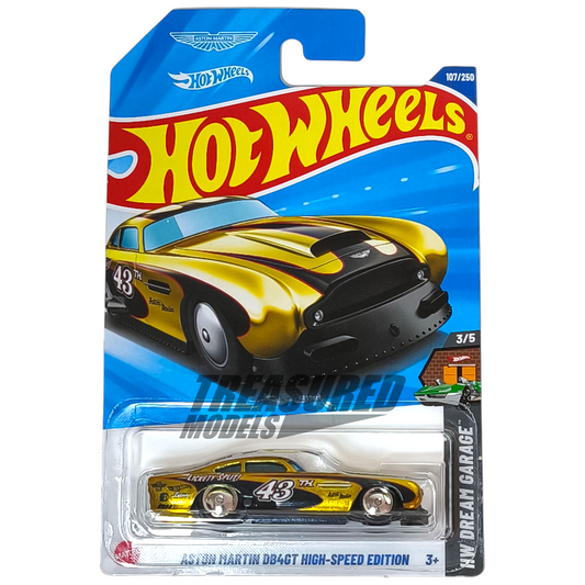 The Hot Wheels Super Treasure Hunt Aston Martin DB4GT High-Speed Edition