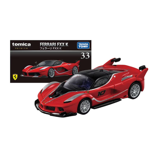 33 Tomica Premium Ferrari FXX K Red 2022 Takara Tomy 1/64 Diecast Hero