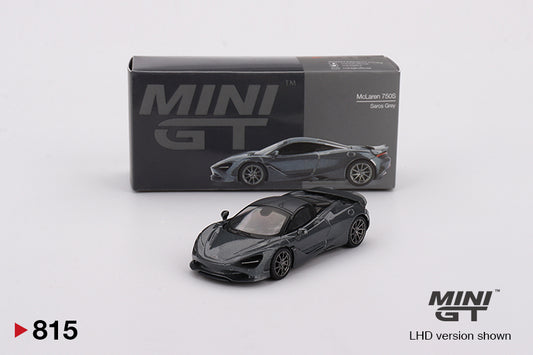 Mini GT McLaren 750S Saros Grey MGT00815 1/64 Die Cast