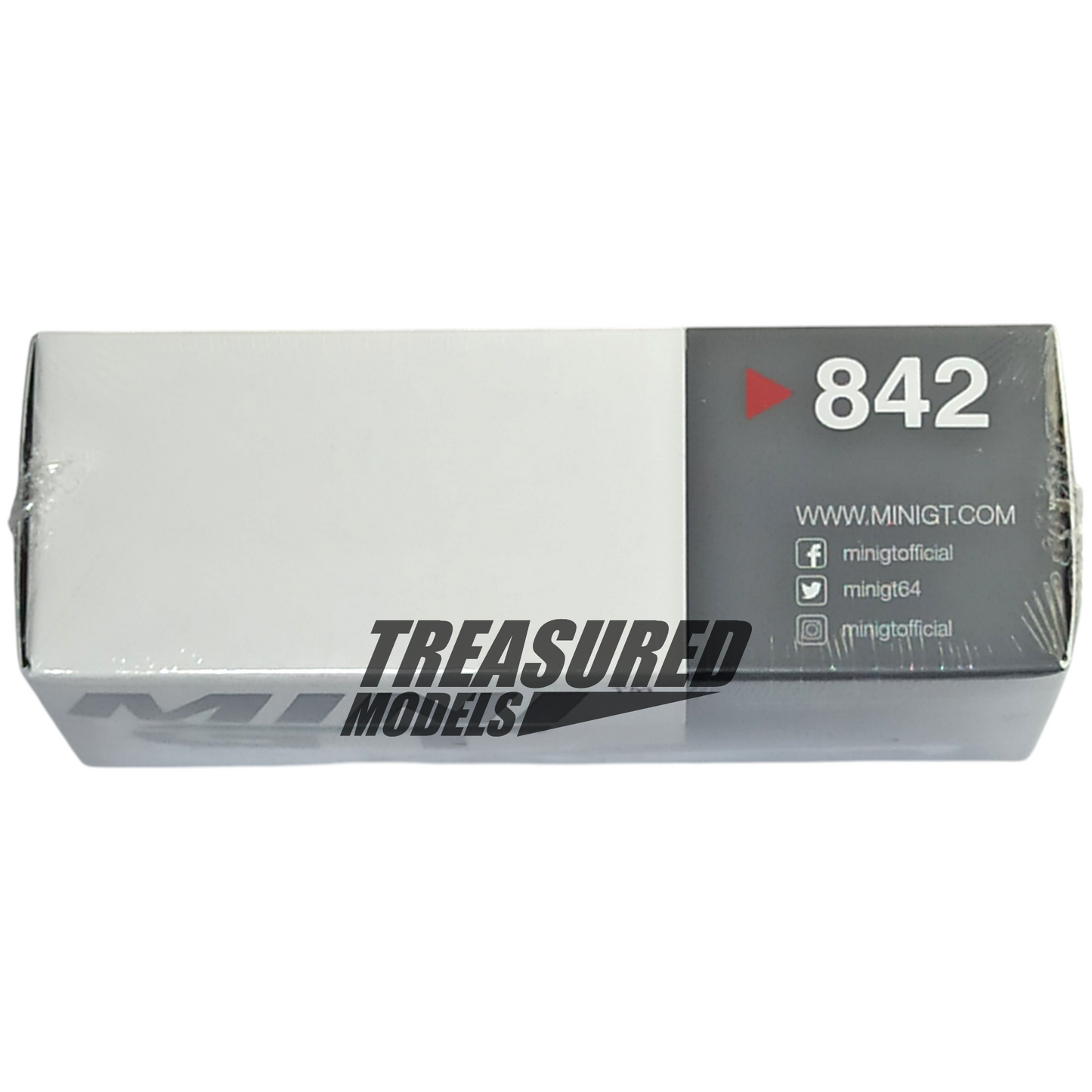 Mini GT 842 Lamborghini Aventador SVJ 63 Bianco Asopo 1/64 Die Cast